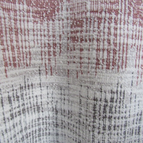 Christopher Banks CJ Pink White Gray Textured Knit Top XL 3/4 Sleeves Pockets - Picture 11 of 11